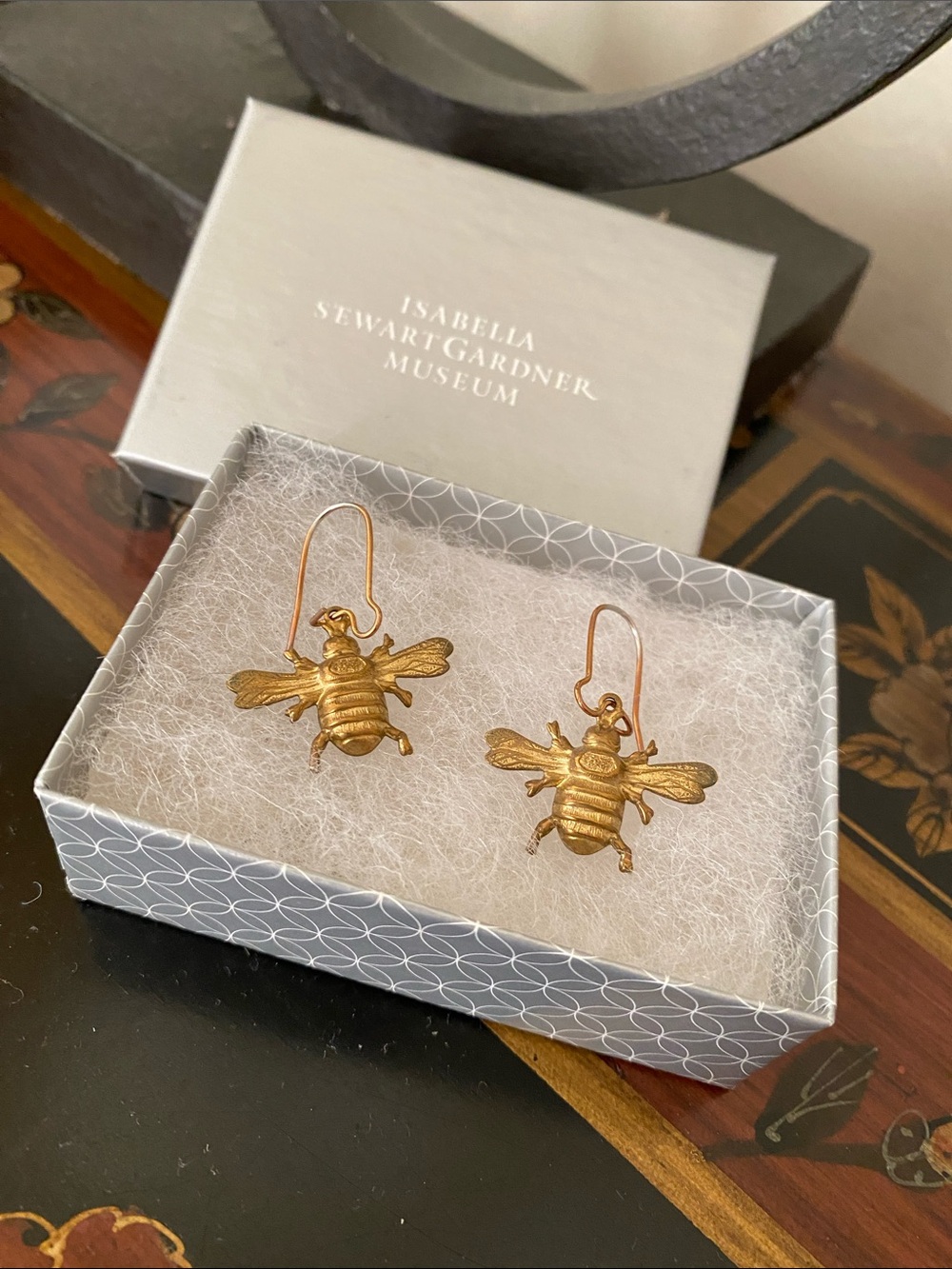 Bee Earrings - Isabella Stewart Gardner Museum (Boston)